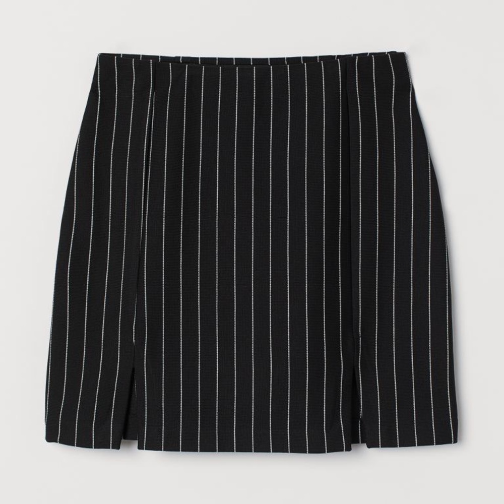 H&M striped mini skirt